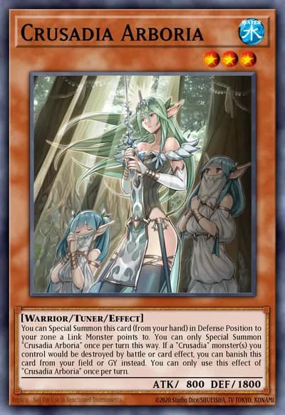 Crusadia Arboria — Carta Yu-Gi-Oh!