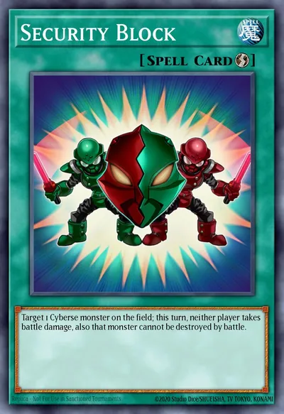 Bloqueio de Segurança — Carta Yu-Gi-Oh!