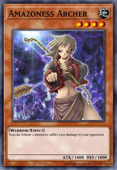 Arqueira Amazoness — Carta Yu-Gi-Oh!