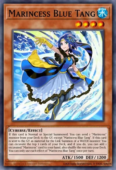 Marincess Blue Tang — Carta Yu-Gi-Oh!
