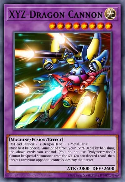 XYZ-Dragon Cannon — Carta Yu-Gi-Oh!