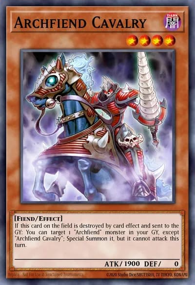Archfiend Cavalry — Carta Yu-Gi-Oh!