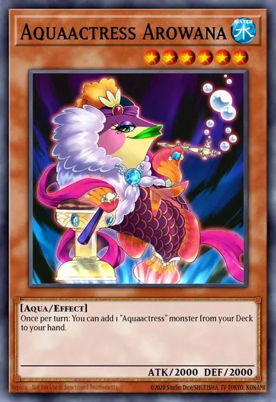Aquaactress Arowana — Carta Yu-Gi-Oh!