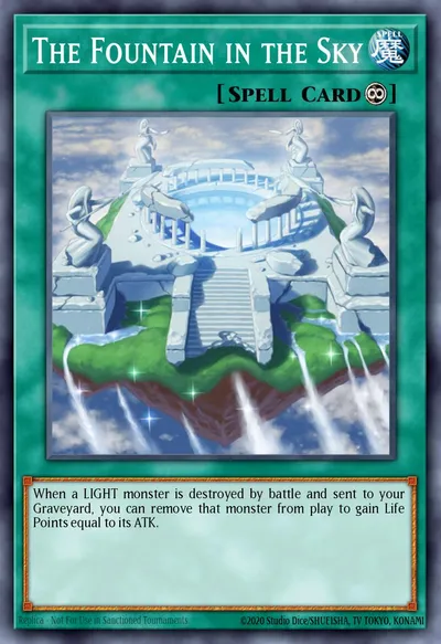A Fonte no Céu — Carta Yu-Gi-Oh!