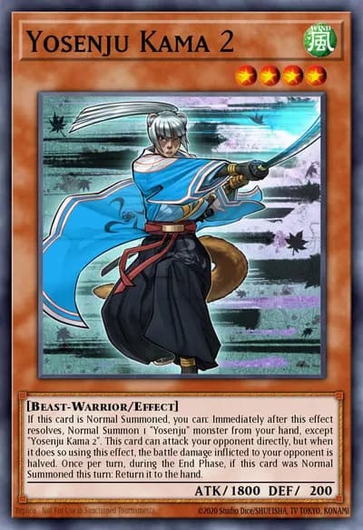 Yosenju Kama 2 — Carta Yu-Gi-Oh!