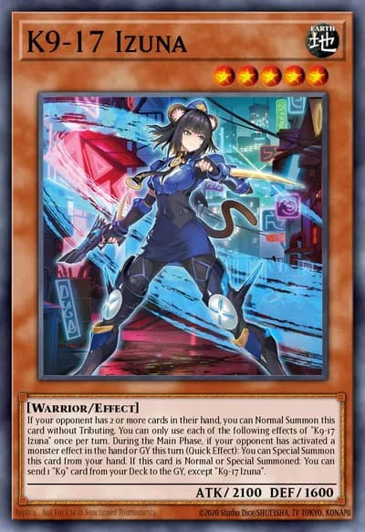 K9-17 Izuna — Carta Yu-Gi-Oh!