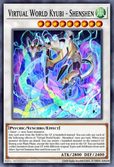 Virtual World Kyubi - Shenshen — Carta Yu-Gi-Oh!