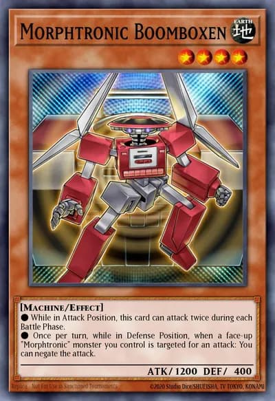 Morphtronic Boomboxen — Carta Yu-Gi-Oh!