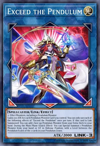Exceed the Pendulum — Carta Yu-Gi-Oh!