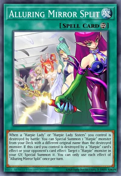 Alluring Mirror Split — Carta Yu-Gi-Oh!