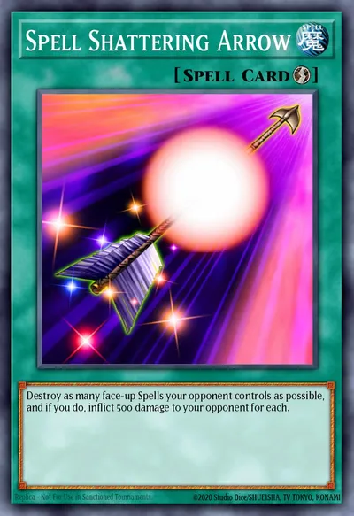 Arco de Destruição de Magias — Carta Yu-Gi-Oh!
