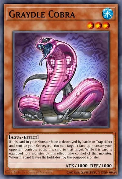 Graydle Cobra — Carta Yu-Gi-Oh!