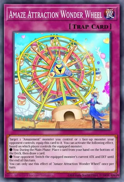 Amaze Attraction Wonder Wheel — Carta Yu-Gi-Oh!