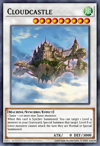 Castelo da Nuvem — Carta Yu-Gi-Oh!
