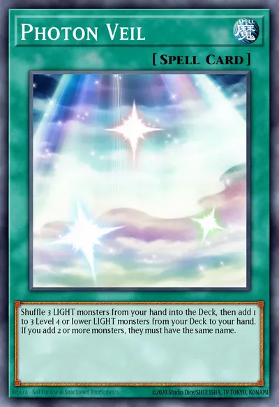 Véu de Fóton — Carta Yu-Gi-Oh!