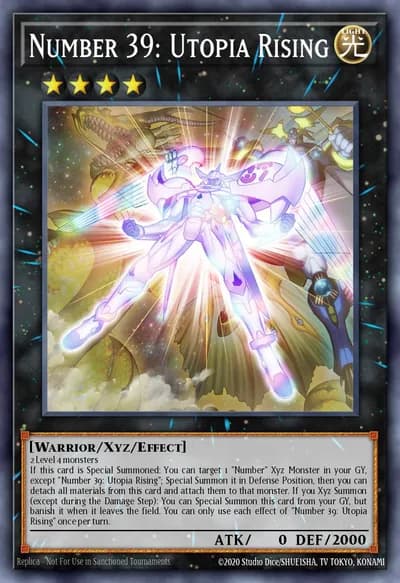Number 39: Utopia Rising — Carta Yu-Gi-Oh!