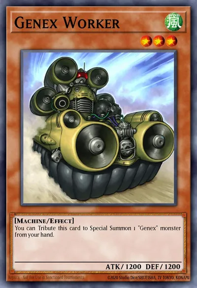 Genex Worker — Carta Yu-Gi-Oh!