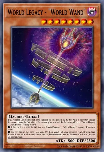 World Legacy - "World Wand" — Carta Yu-Gi-Oh!