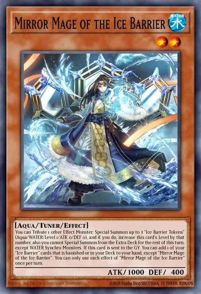 Mago Espelhado da Barreira de Gelo — Carta Yu-Gi-Oh!