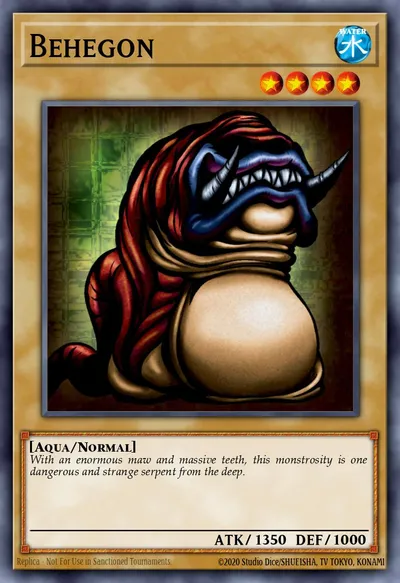 Behegon — Carta Yu-Gi-Oh!