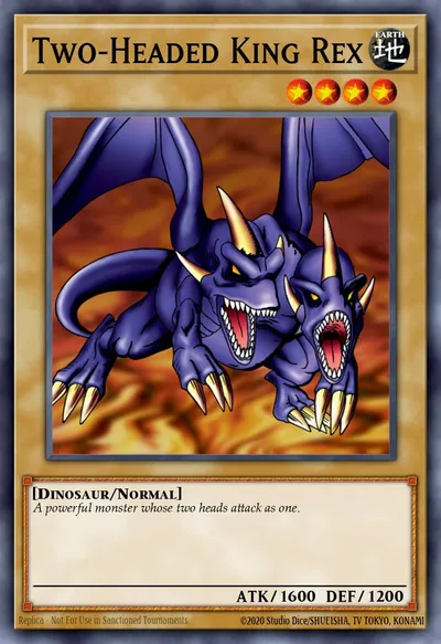 Rex de Duas Cabeças — Carta Yu-Gi-Oh!