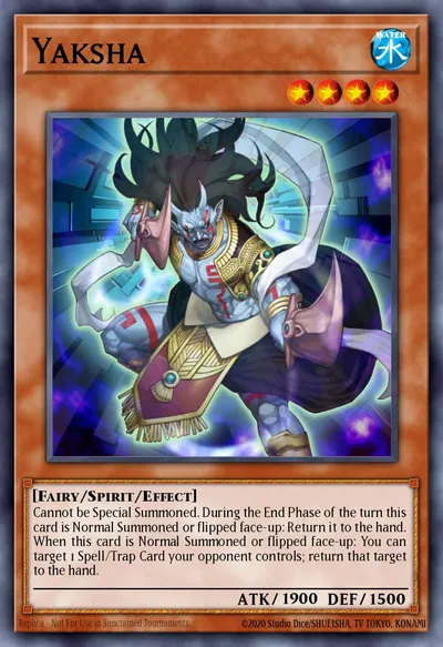 Yaksha — Carta Yu-Gi-Oh!