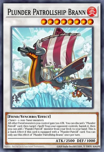 Plunder Patrollship Brann — Carta Yu-Gi-Oh!