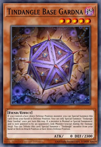 Tindangle Base Gardna — Carta Yu-Gi-Oh!