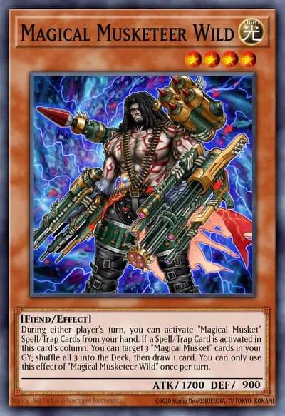 Magical Musketeer Wild — Carta Yu-Gi-Oh!