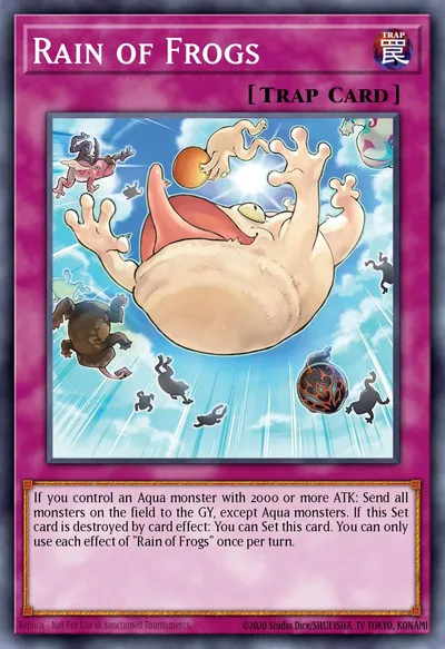 Chuva de Sapos — Carta Yu-Gi-Oh!