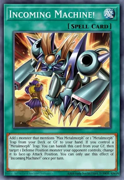 Máquina Invasora! — Carta Yu-Gi-Oh!