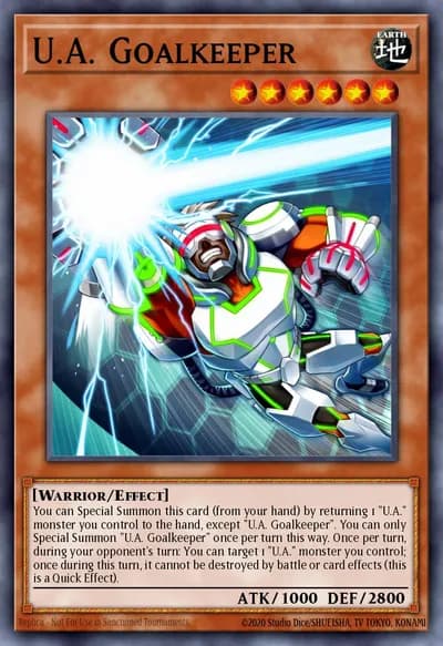 U.A. Goalkeeper — Carta Yu-Gi-Oh!