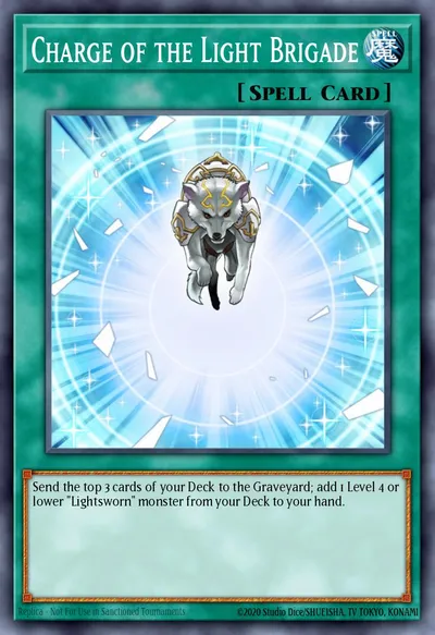 Charge of the Light Brigade — Carta Yu-Gi-Oh!