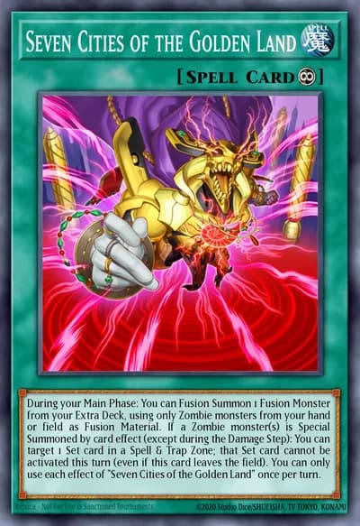 Seven Cities of the Golden Land — Carta Yu-Gi-Oh!