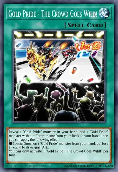 Gold Pride - The Crowd Goes Wild! — Carta Yu-Gi-Oh!