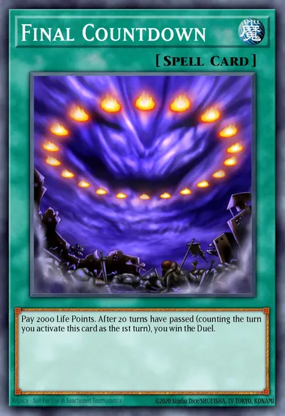 Contagem Final — Carta Yu-Gi-Oh!