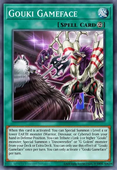 Gouki Gameface — Carta Yu-Gi-Oh!