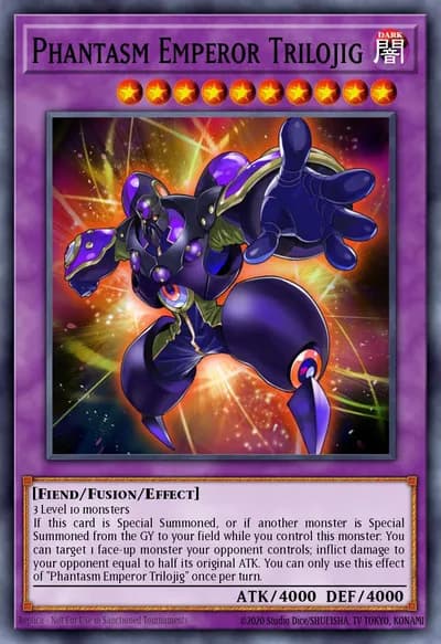 Phantasm Emperor Trilojig — Carta Yu-Gi-Oh!
