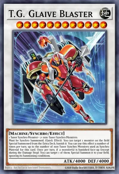 T.G. Glaive Blaster — Carta Yu-Gi-Oh!
