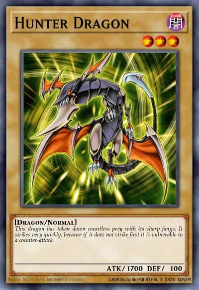 Dragão Caçador — Carta Yu-Gi-Oh!