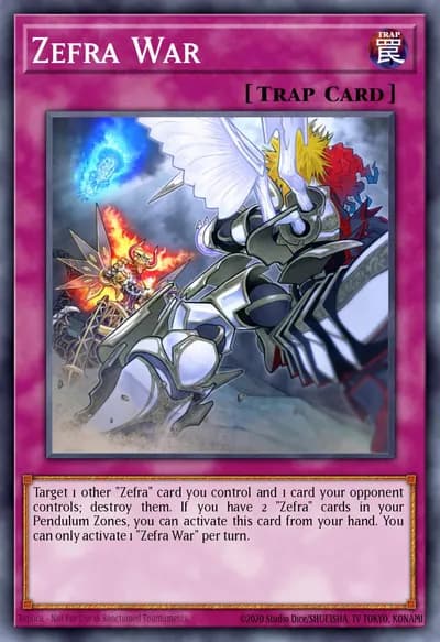 Zefra War — Carta Yu-Gi-Oh!