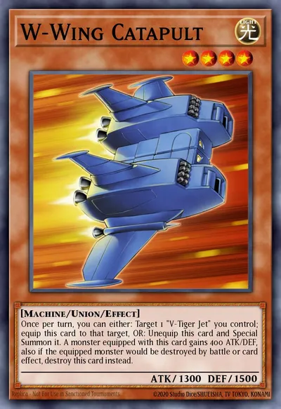 W-Wing Catapult — Carta Yu-Gi-Oh!
