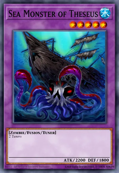 Monstro Marinho de Teseu — Carta Yu-Gi-Oh!
