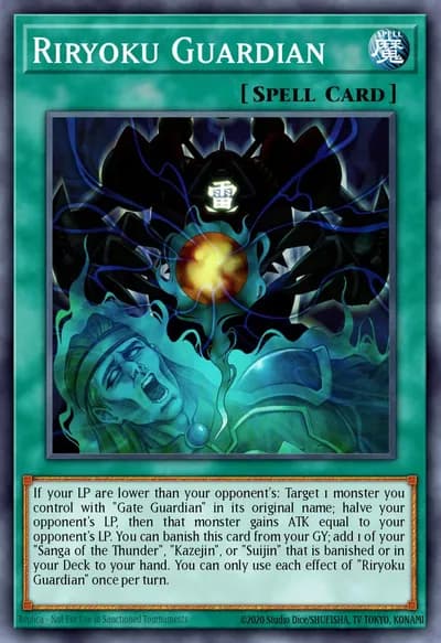 Guardião Riryoku — Carta Yu-Gi-Oh!