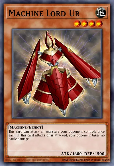 Senhor Máquina Ur — Carta Yu-Gi-Oh!