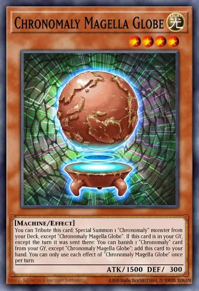 Chronomaly Magella Globe — Carta Yu-Gi-Oh!