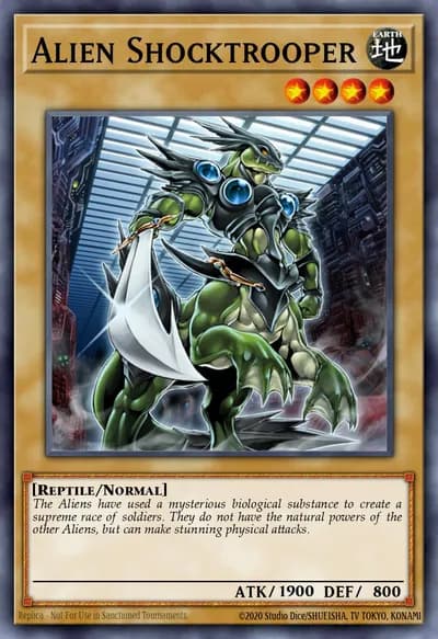 Alien Shocktrooper — Carta Yu-Gi-Oh!