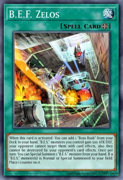 B.E.F. Zelos — Carta Yu-Gi-Oh!