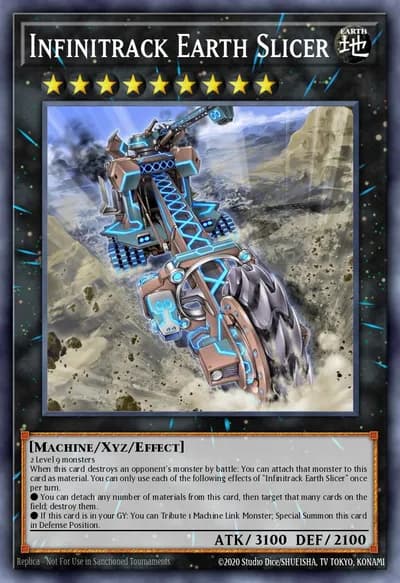 Infinitrack Earth Slicer — Carta Yu-Gi-Oh!