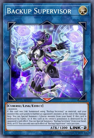 Backup Supervisor — Carta Yu-Gi-Oh!